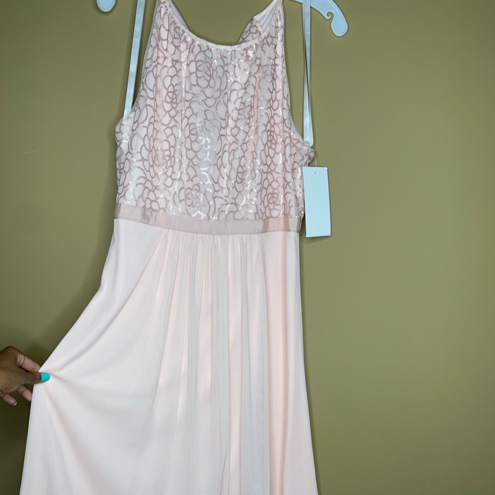 Pink bridesmaid dress